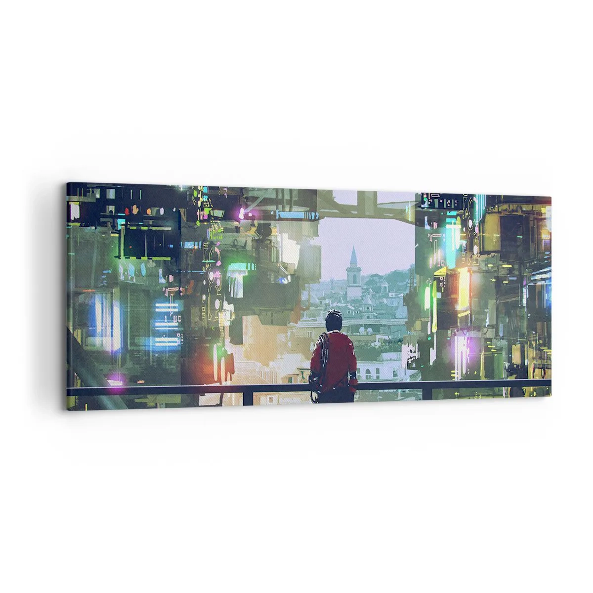 Canvas picture - Two Worlds - 120x50 cm
