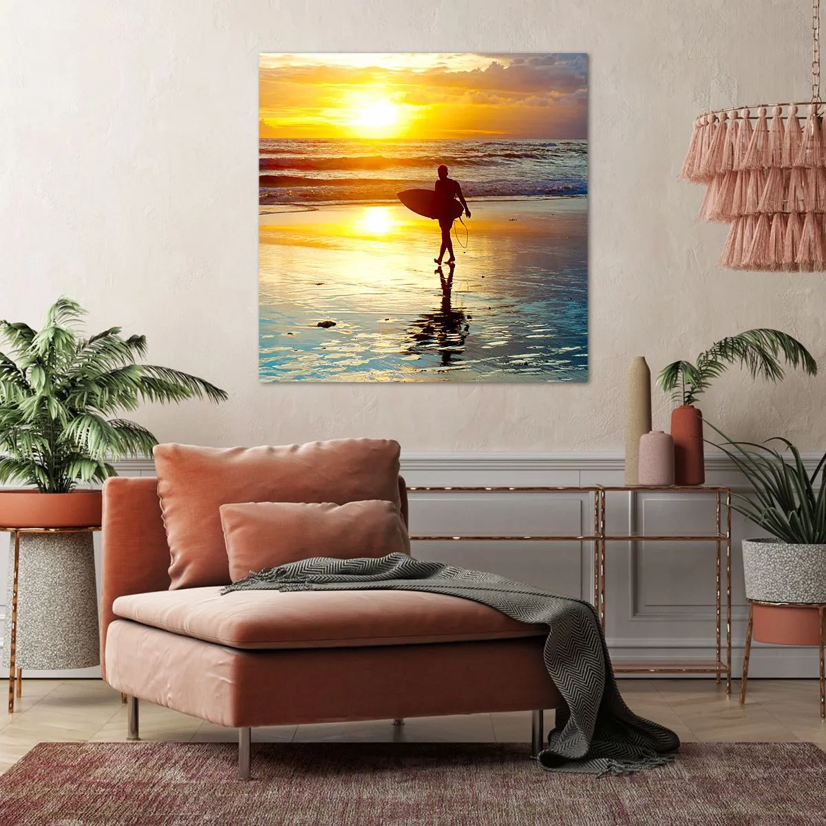 Canvas picture - Return of a Warrior - 70x70 cm