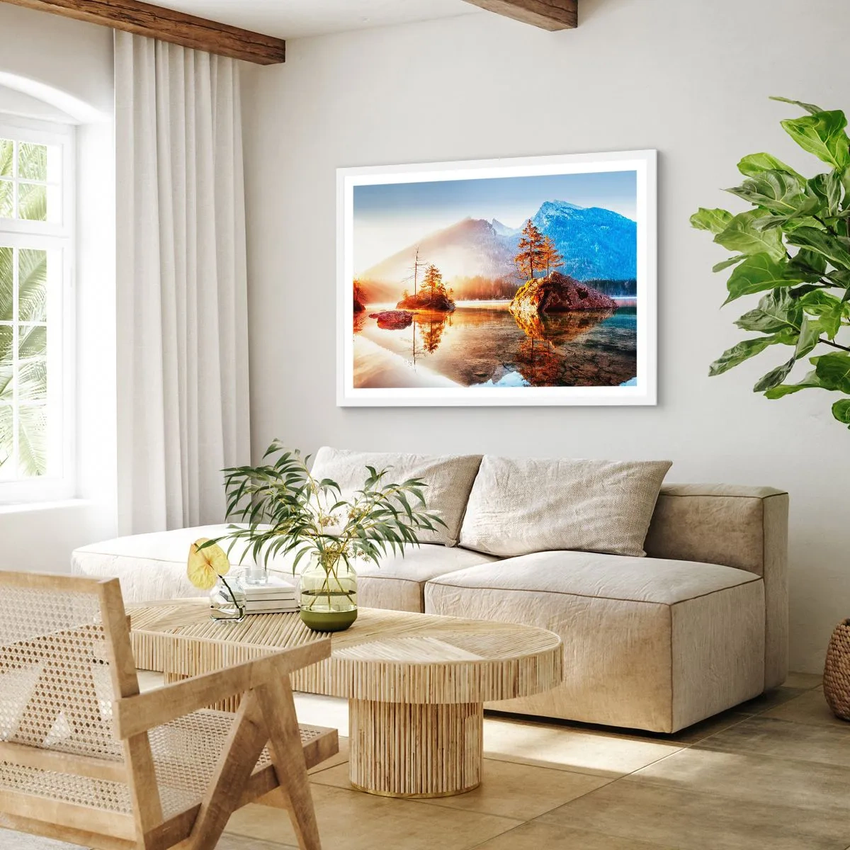 Poster in white frmae - Nature in New Light - 100x70 cm