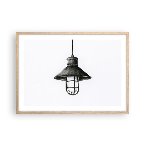 Poster in light oak frame - Like In the Old Days… - 70x50 cm