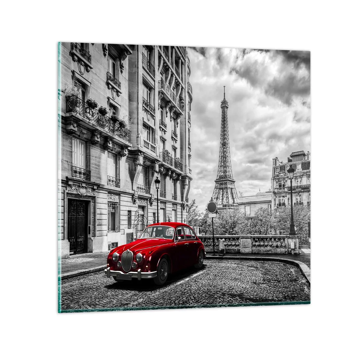 Glass picture - Predator in the City - 70x70 cm