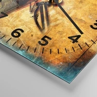 Clock face with numbers