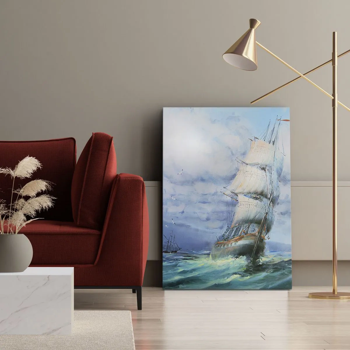Canvas picture - Happy Winds - 45x80 cm