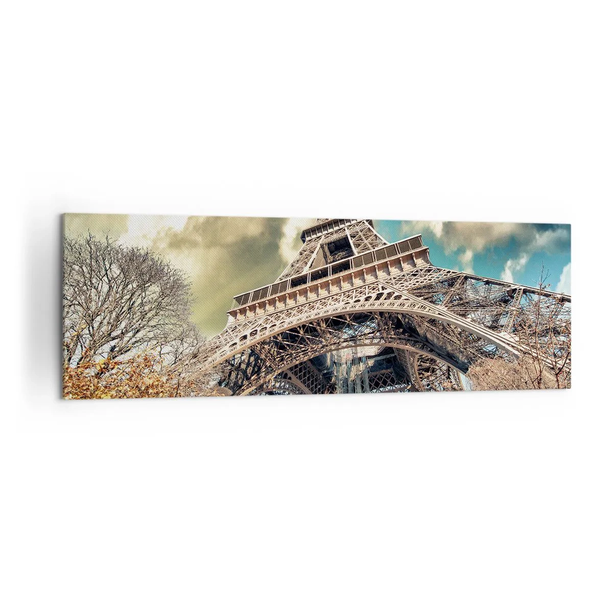 Canvas picture - And in Autumn in Paris… - 160x50 cm