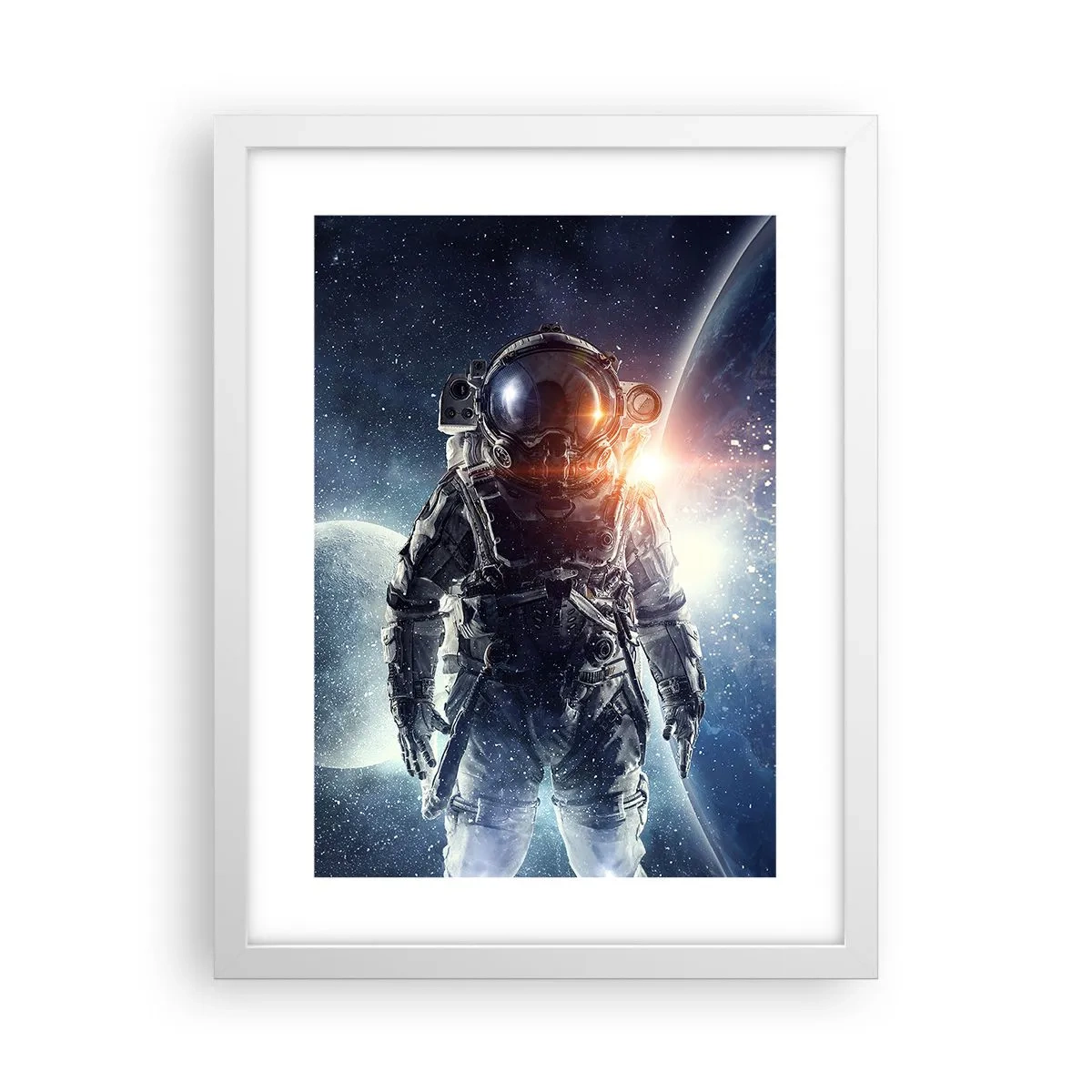 Poster in white frmae - Space Adventure - 30x40 cm
