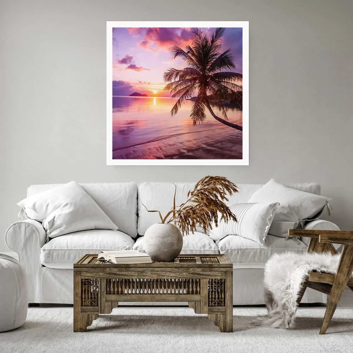 Poster - Bliss up to the Horizon - 50x50 cm