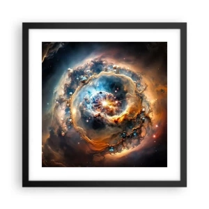 Poster in black frame - Beginning - 40x40 cm