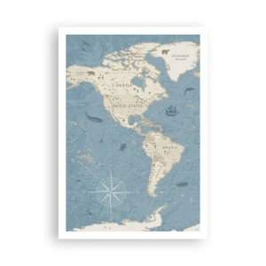 Poster - World Within Your Fingertips - 70x100 cm