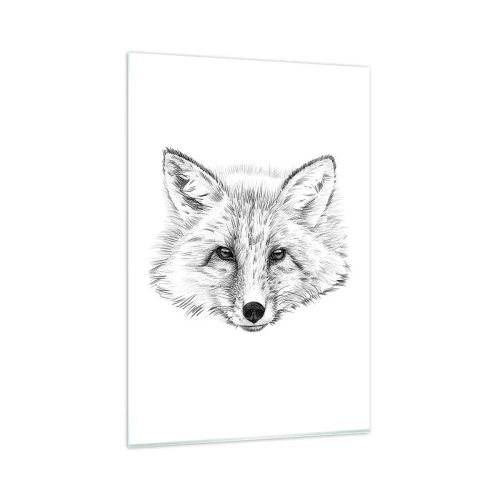 Glass picture - Foxy Look - 80x120 cm