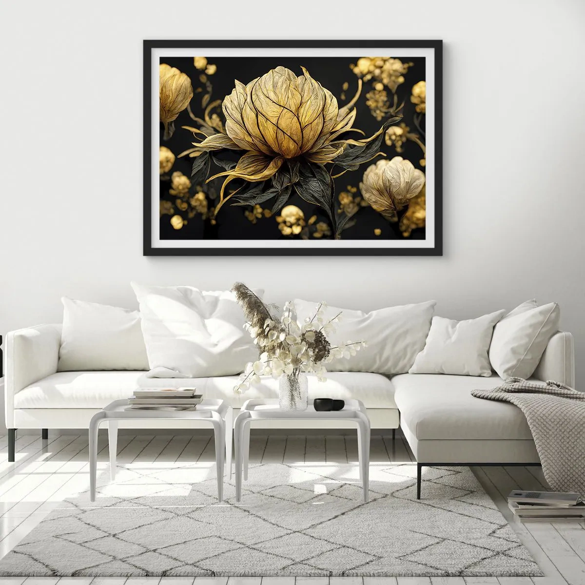 Poster in black frame - Subtle Fragility - 70x50 cm