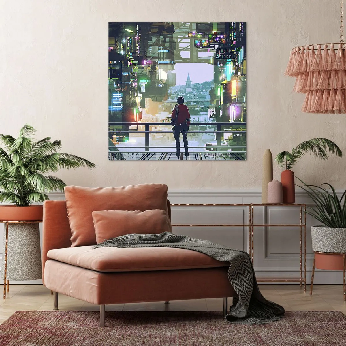 Canvas picture - Two Worlds - 60x60 cm