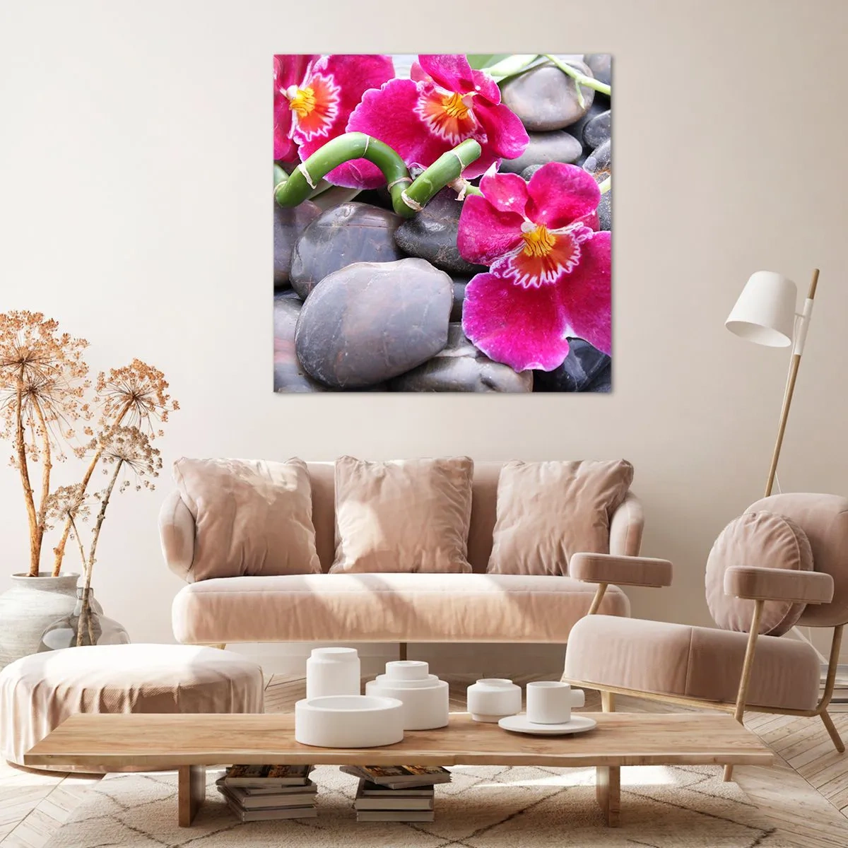 Canvas picture - Coolness and Heat - 70x70 cm