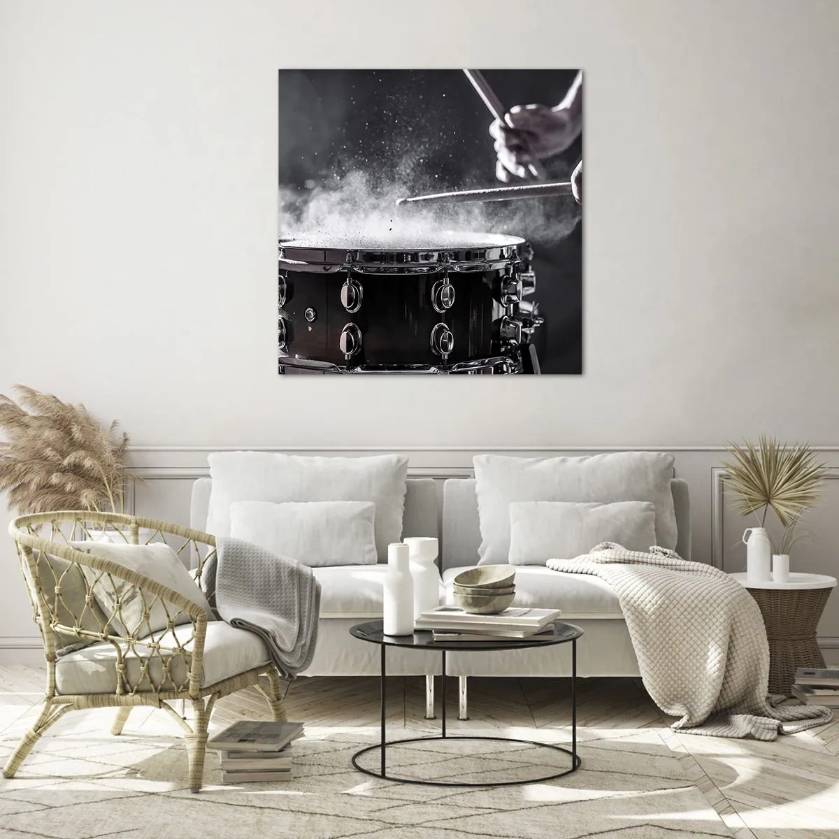 Glass picture - Pulse of Music - 40x40 cm