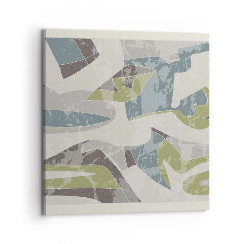 Canvas picture - Composition with Window Pane - 70x70 cm