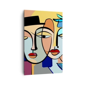 Canvas picture - Rendez-vous Picasso Style - 80x120 cm