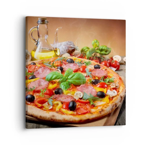 Canvas picture - With a Real Italian Flavouring - 30x30 cm