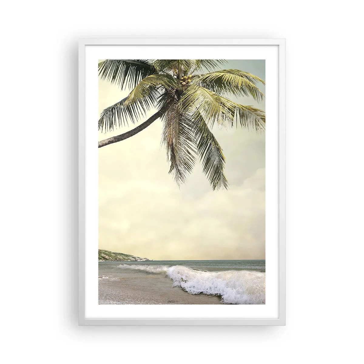 Poster in white frmae - Tropical Dream - 50x70 cm