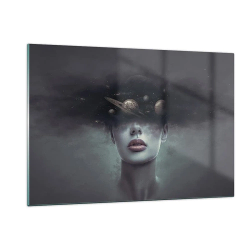 Glass picture - And Planets are Revolving… - 120x80 cm