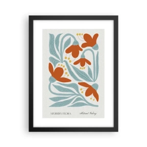 Poster in black frame - Towards Earth, Towards the Sun - 30x40 cm