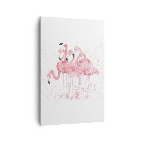 Canvas picture - Pink Power - 80x120 cm