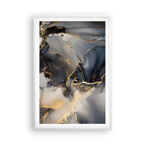 Poster in white frmae - Life of a Stone - 61x91 cm