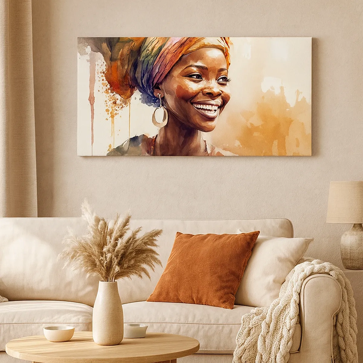 Canvas picture - African Queen - 30x30 cm
