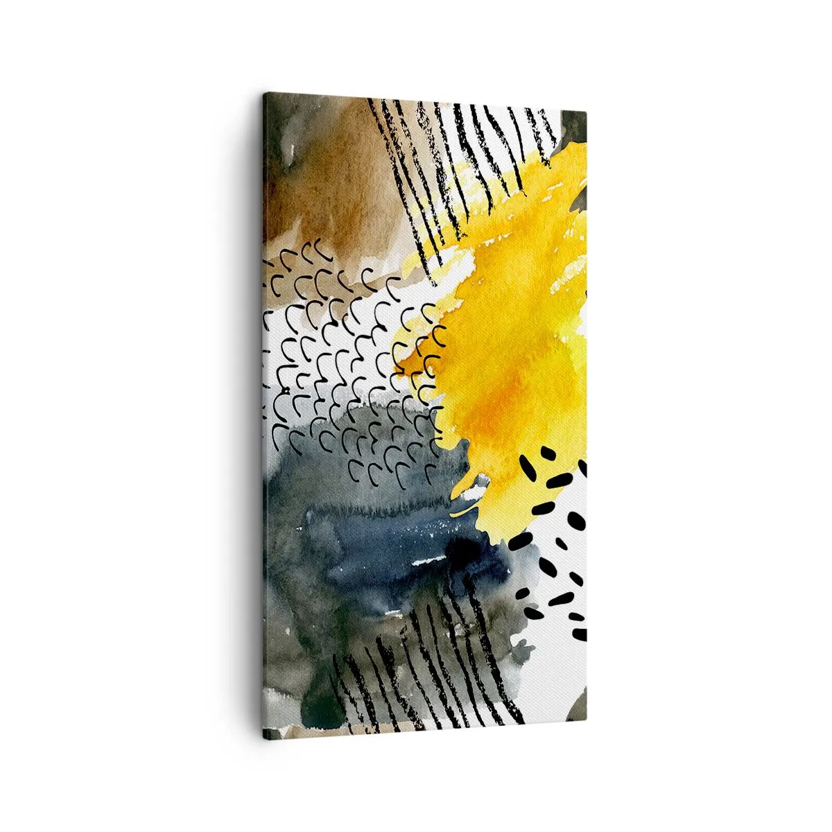 Canvas picture - Meeting of Elements - 45x80 cm