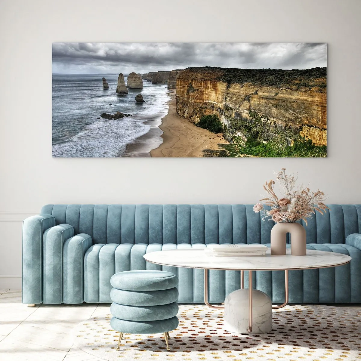 Glass picture - Raw Beauty - 90x30 cm