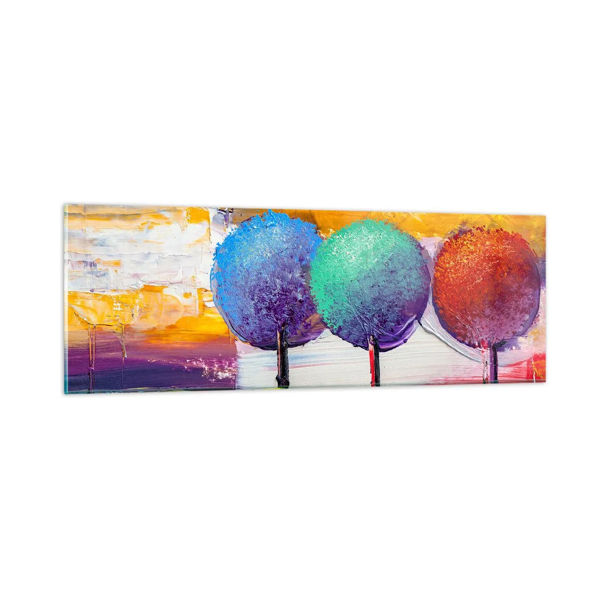 Glass picture - Third Time Art. - 90x30 cm