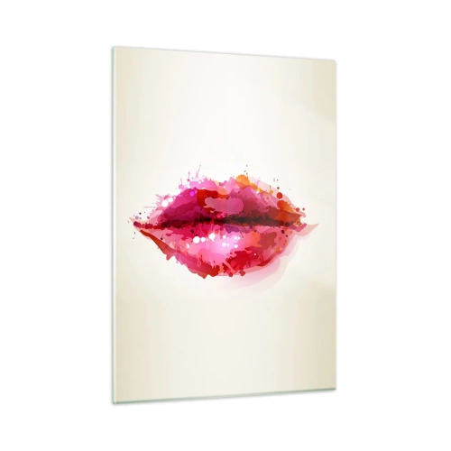 Glass picture - Redder Shade of Red - 50x70 cm