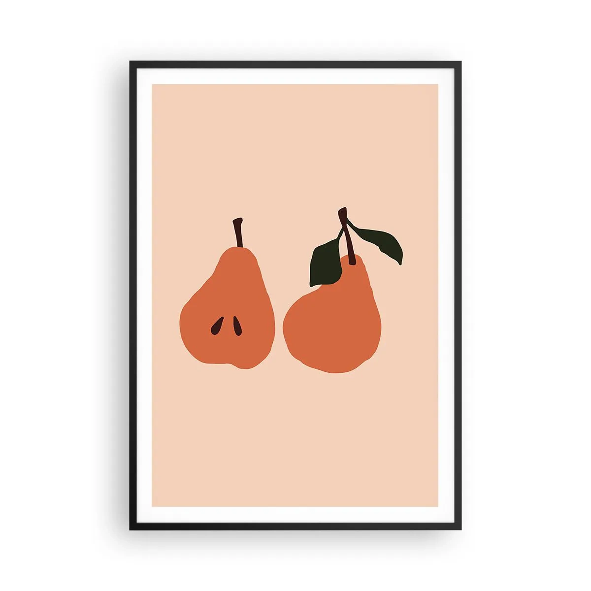 Poster in black frame - Overly Sweet - 70x100 cm