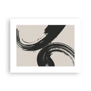 Poster - With Big Circural Strokes - 40x30 cm