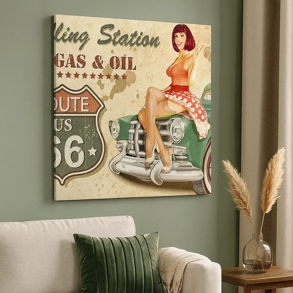 Canvas picture - Wonderful 40-ies - 30x30 cm