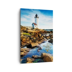 Canvas picture - Be Home Safe, I Am Waiting - 80x120 cm