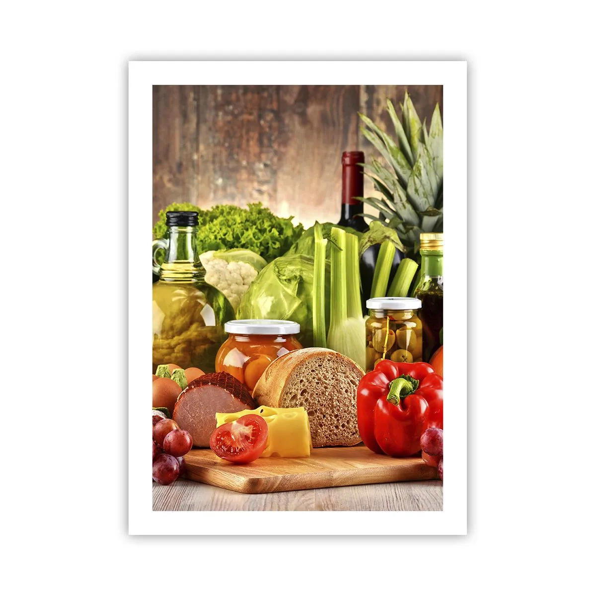 Poster - Smoked, Baked, Marinated - 50x70 cm