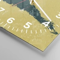 Clock face with numbers