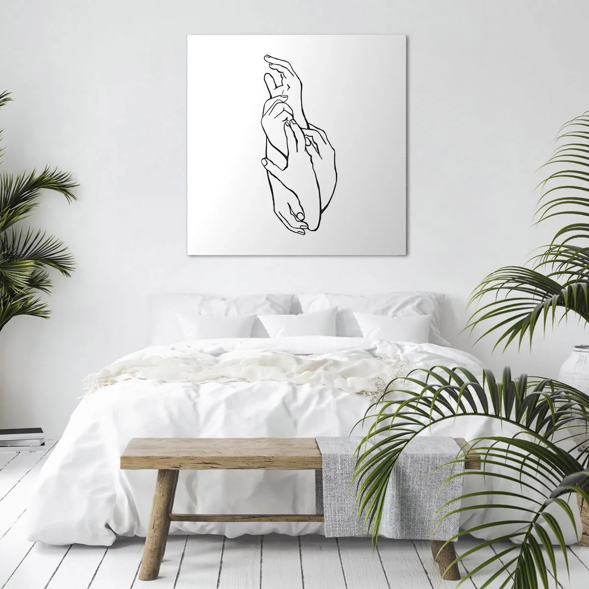 Canvas picture - Good Touch - 40x40 cm