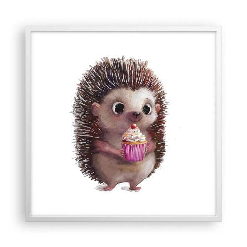 Poster in white frmae - Everyday is Holiday - 60x60 cm