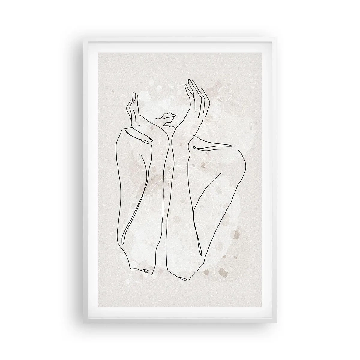 Poster in white frmae - Dreamful Moment - 61x91 cm
