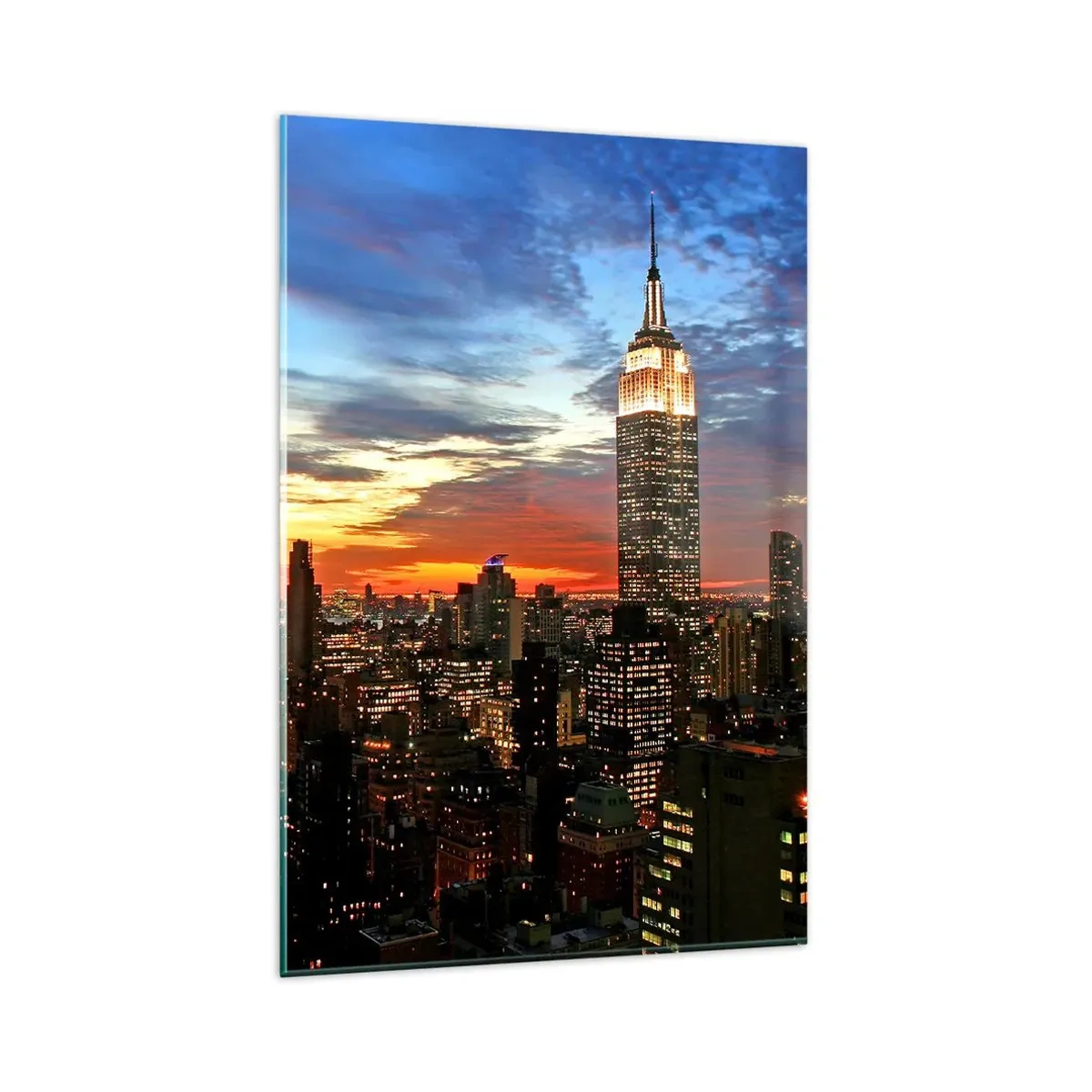 Glass picture - Starry American Night - 80x120 cm