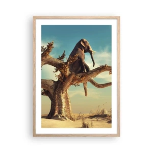 Poster in light oak frame - New Point of View - 50x70 cm