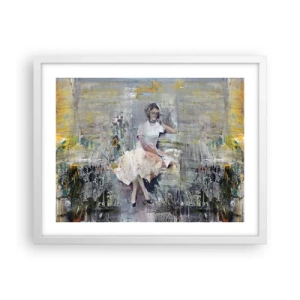 Poster in white frmae - Classical and Modern - 50x40 cm