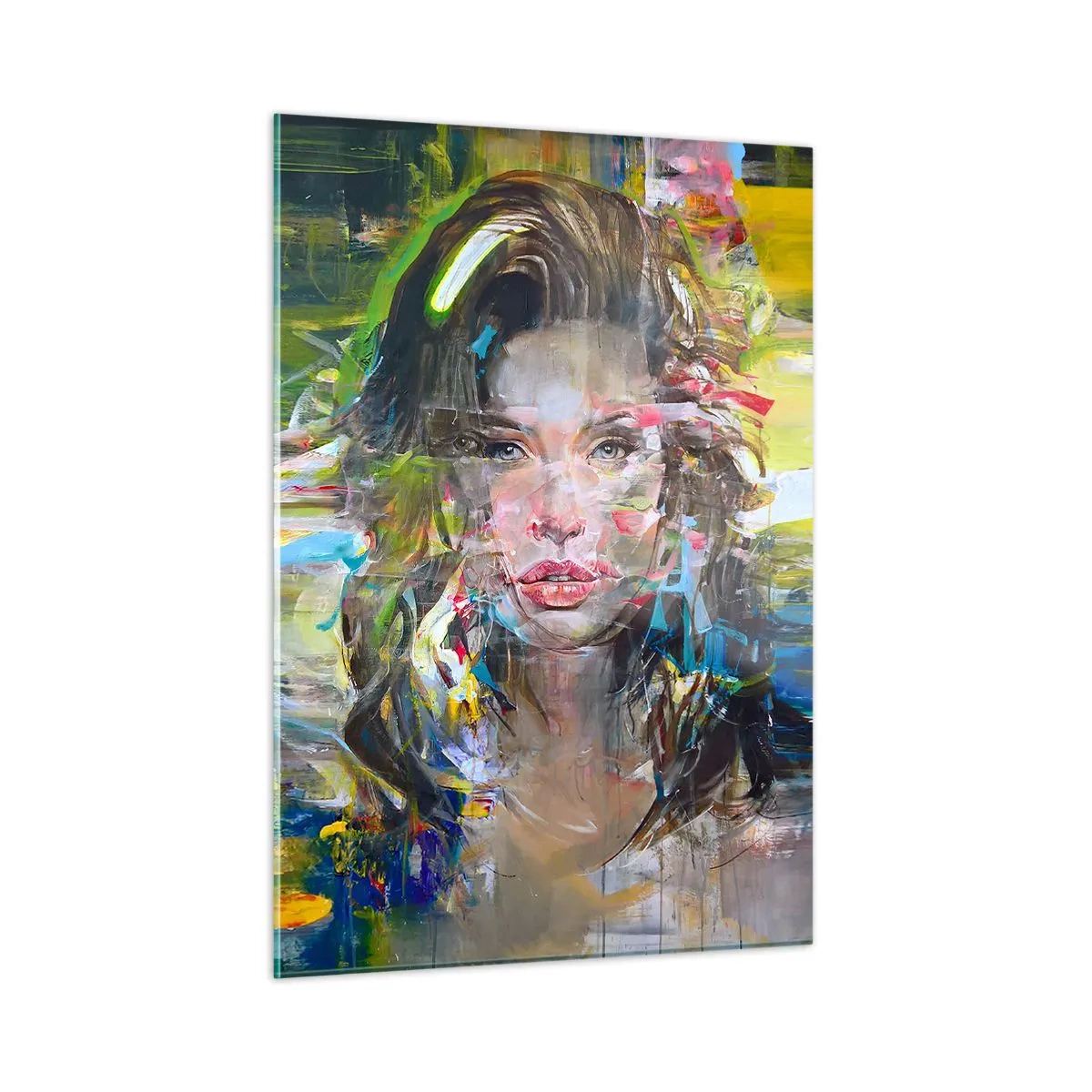 Glass picture - Behind a Curtain of Air - 50x70 cm