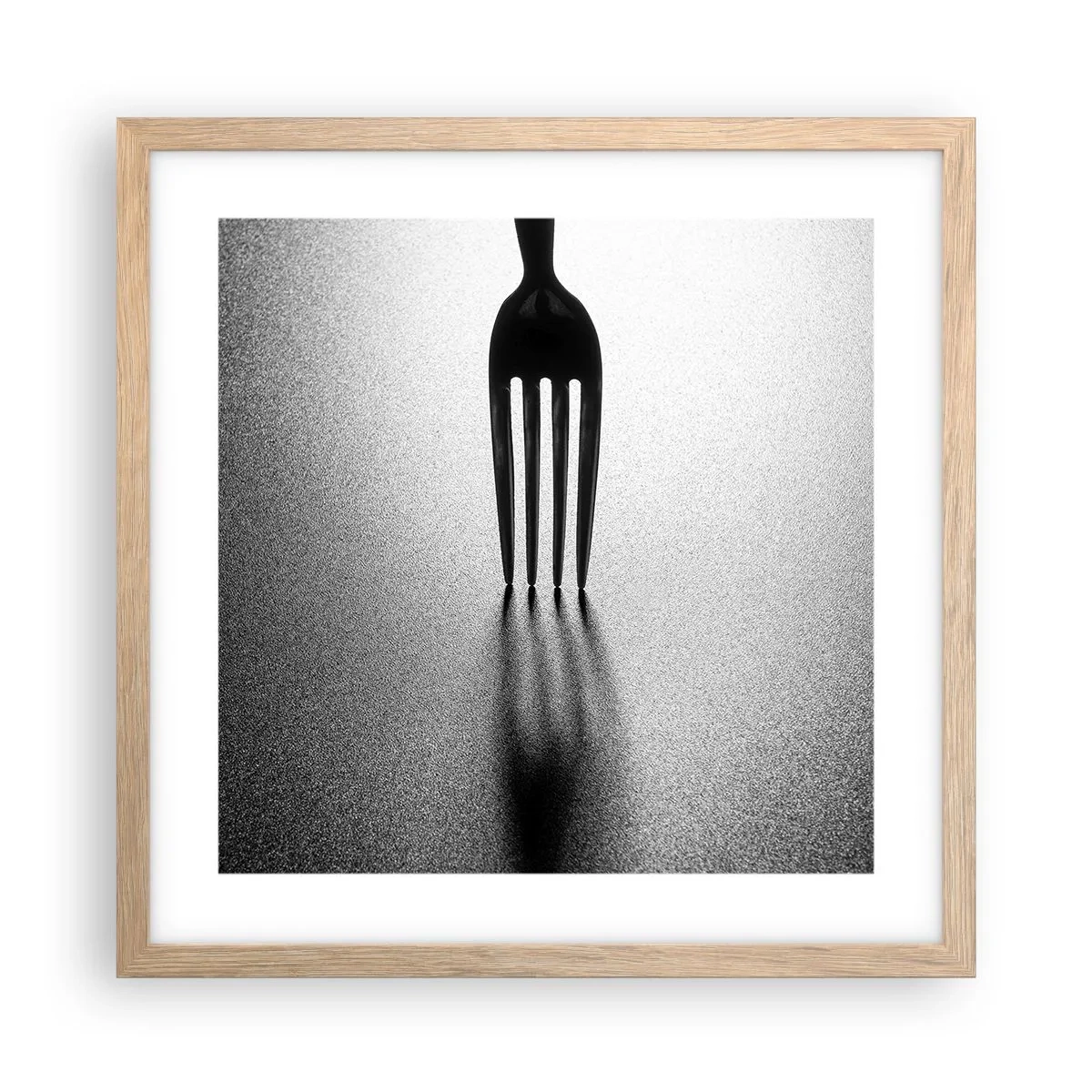 Poster in light oak frame - Light and Shade - 40x40 cm