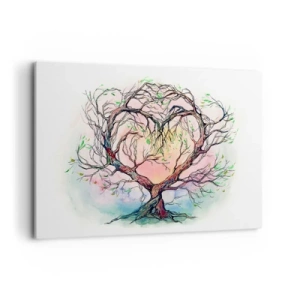 Canvas picture - Together Against the Wind - 120x80 cm