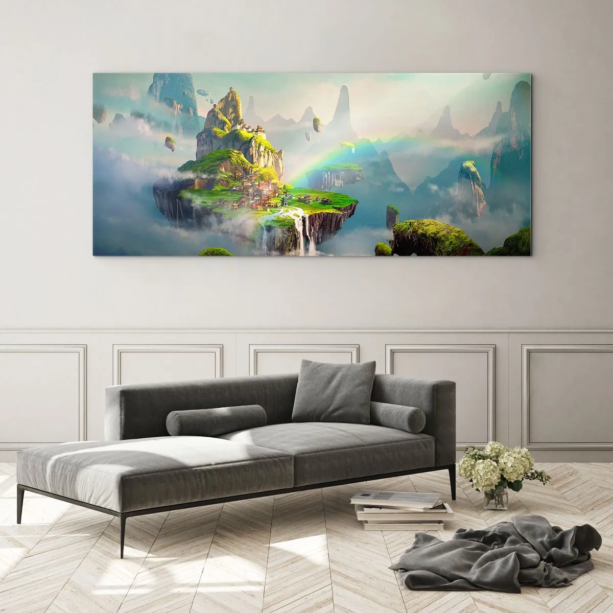 Glass picture - Internal Heaven - Happy Islands - 100x40 cm
