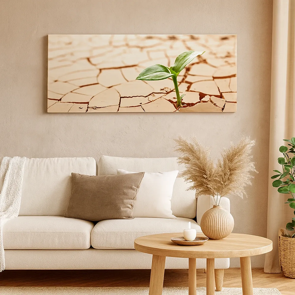 Canvas picture - Untamed Life Force - 30x30 cm