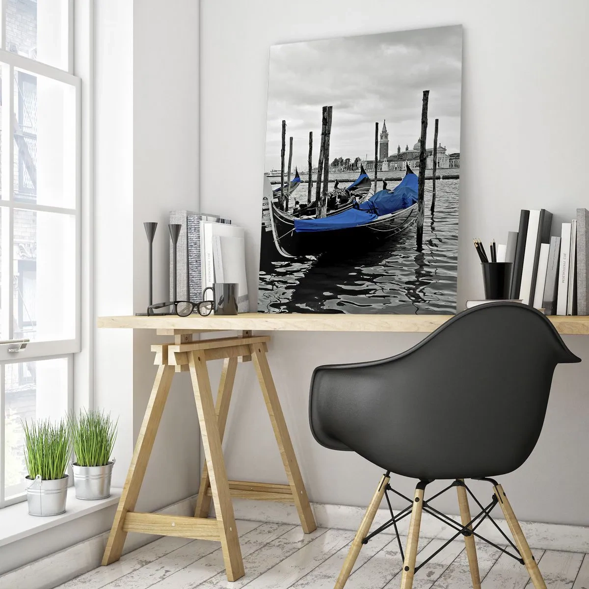Glass picture - Thoughtful Venice  - 50x70 cm