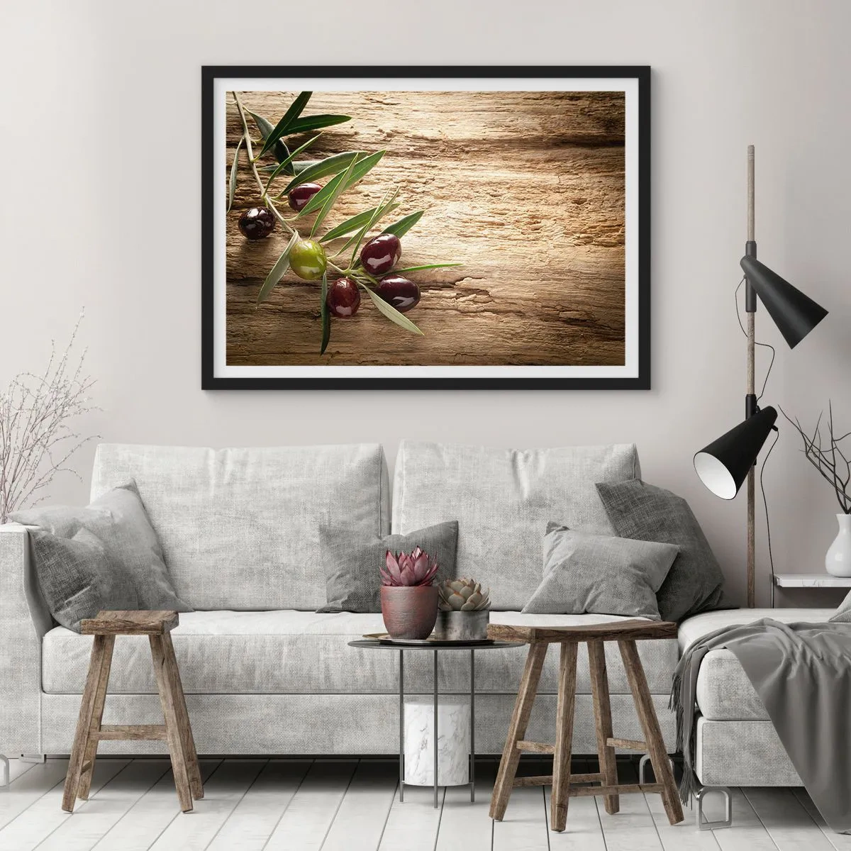 Poster in black frame - Straight from Nature - 40x30 cm