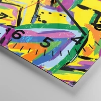 Clock face with numbers